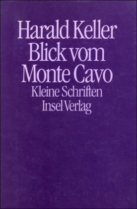 Blick vom Monte Cavo: Kleine Schriften