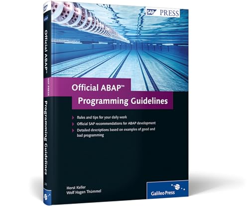 Official ABAP Programming Guidelines (SAP PRESS: englisch)
