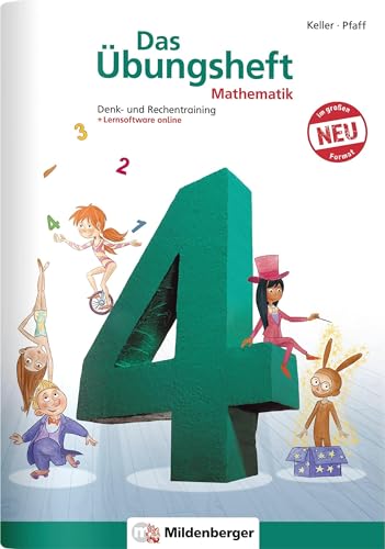 Das Übungsheft Mathematik 4 – DIN A4: Denk- und Rechentraining von Mildenberger Verlag GmbH
