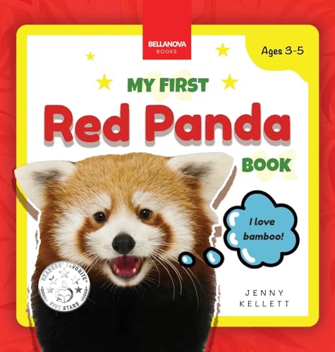My First Red Panda Book: Discover and Learn: Fun Facts and Activities About Red Pandas for Kids 3-5 (Early Wildlife Readers, Band 1) von Bellanova Books