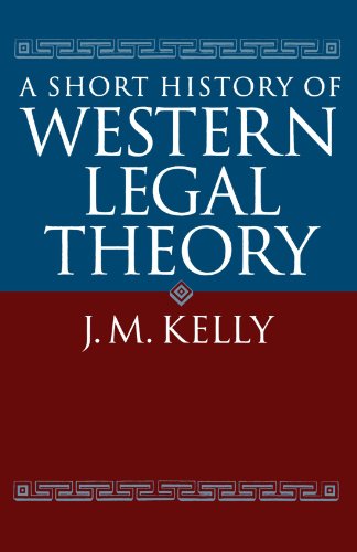 A Short History Of Western Legal Theory von Clarendon Press