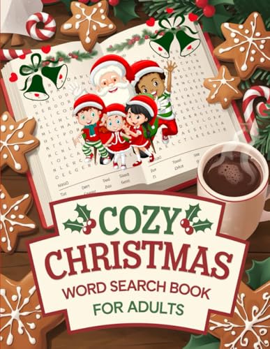Cozy Christmas Word Search for Adults: 1300+ Word Puzzles With Solution Files : Embrace the Magic of Christmas One Word at a Time (Large Print Word Search Gift Books) von Independently published