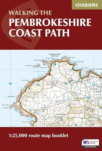 Pembrokeshire Coast Path Map Booklet: 1:25,000 OS Route Mapping (Cicerone guidebooks)