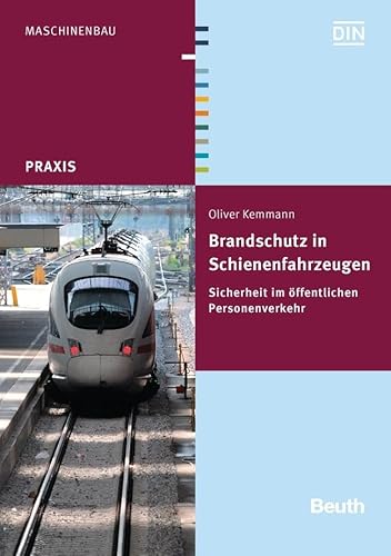 Brandschutz in Schienenfahrzeugen: Sicherheit im öffentlichen Personenverkehr (DIN Media Praxis)