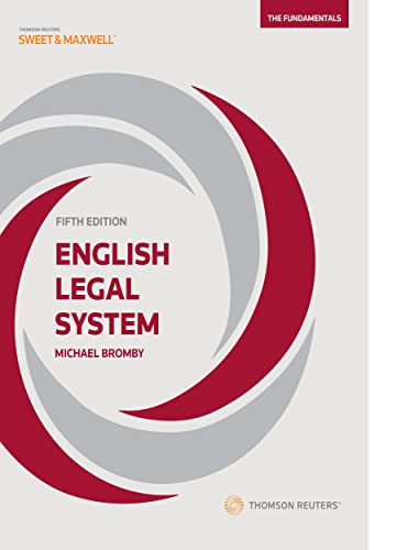English Legal System: The Fundamentals von Sweet & Maxwell