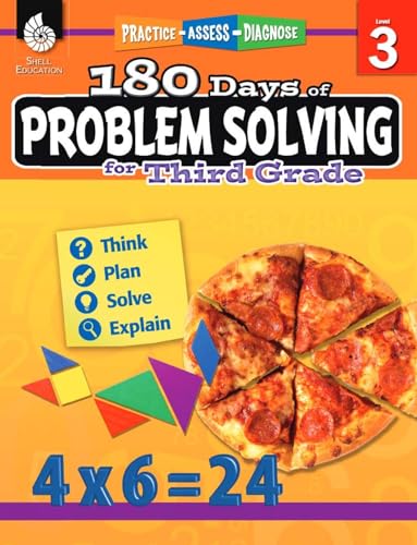 180 Days of Problem Solving for Third Grade: Practice, Assess, Diagnose (180 Days of Practice, Level 3) von Shell Education Pub
