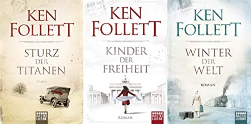 BasteiLübbe Jahrhundert-Trilogie im Taschenbuchformat: 1. Sturz der Titanen - 2. Winter der Welt 3. Kinder der Freiheit