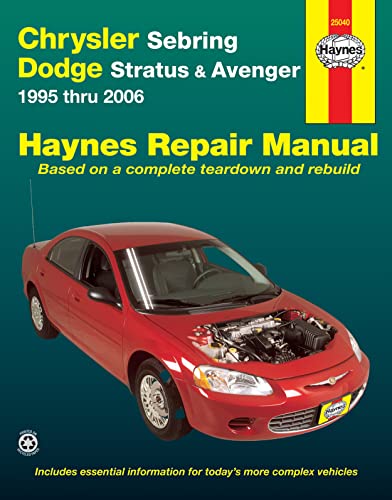 Chrysler Sebring, Dodge Stratus & Avenger 1995 thru 2006 (Haynes Manuals)