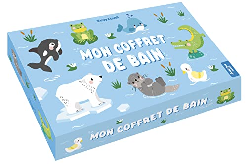 MON COFFRET DE BAIN (2021): Avec 1 livre accordéon, 3 jouets de bain