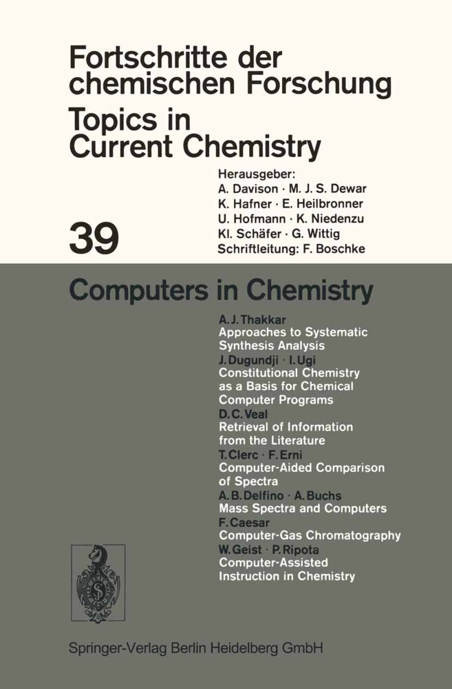 Computers in Chemistry von Springer Berlin Heidelberg