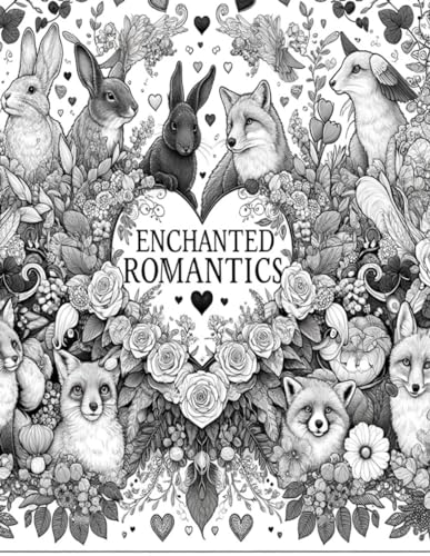 Enchanted Romantics: Adorable Animal Couples in Magical Landscapes - A Colouring Journey von Independently published