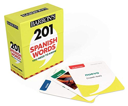 201 Spanish Words You Need to Know Flashcards (Barron's Foreign Language Guides) von Simon & Schuster