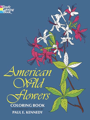 American Wild Flowers Coloring Book (Dover Flower Coloring Books)