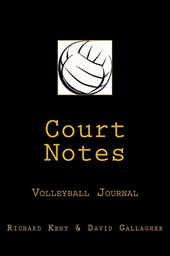 Court Notes Volleyball Journal