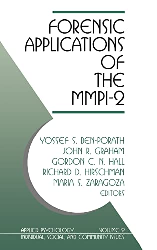 Forensic Applications of the MMPI-2 (Applied Psychology : Individual, Social, and Community Issues, Vol 2, Band 2)