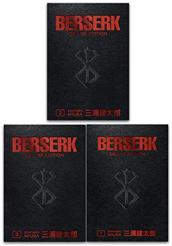 Bersererk Deluxe Editionsreihe 3 Bücher Sammlungsset (Berserk Deluxe Band 1, Berserk-Deluxe-Band 2, Berserk-Deluxe-Band 3)