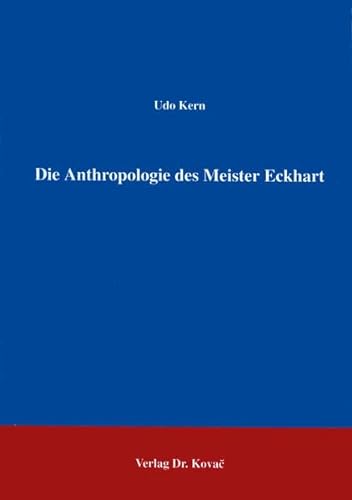 Die Anthropologie des Meister Eckhart .