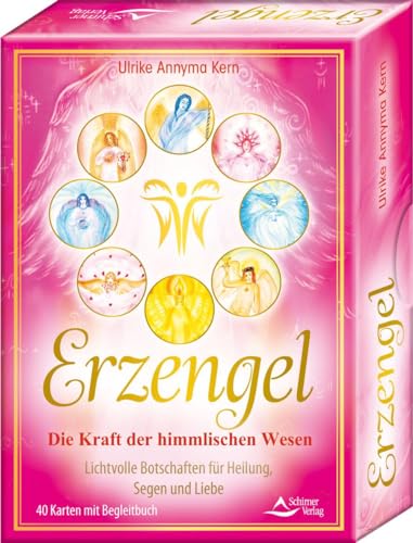 Erzengel – Die Kraft der himmlischen Wesen – Lichtvolle Botschaften für Heilung, Segen und Liebe Kartenset: - 40 Karten mit Begleitbuch von Schirner Verlag