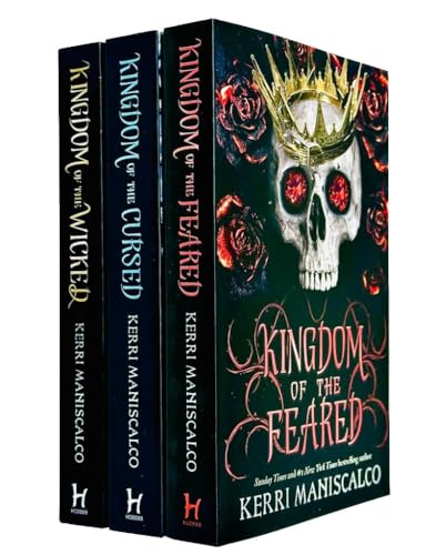 Kingdom of the Wicked Series 3 Books Collection Set By Kerri Maniscalco (Kingdom of the Wicked, Kingdom of the Cursed & Kingdom of the Feared)