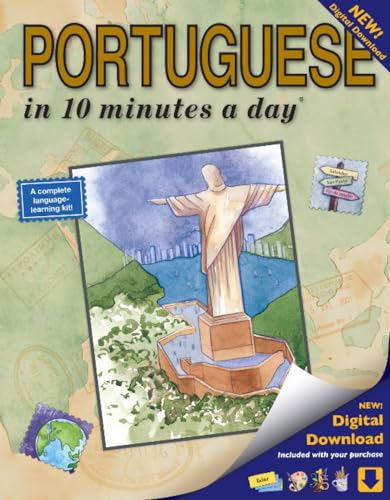 PORTUGUESE in 10 minutes a day: Portuguese Book with digital download
