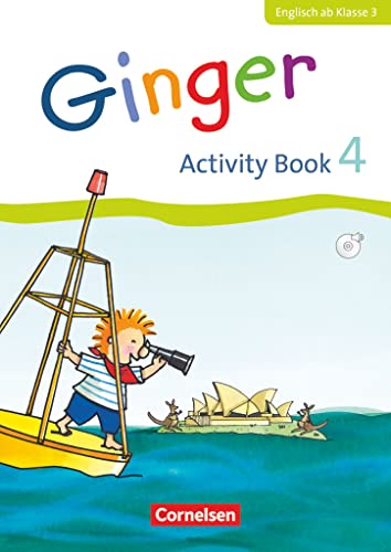 Ginger - Lehr- und Lernmaterial für den früh beginnenden Englischunterricht - Allgemeine Ausgabe - Neubearbeitung - 4. Schuljahr: Activity Book - Mit Audio-CD, Minibildkarten und Faltbox von Cornelsen Verlag GmbH