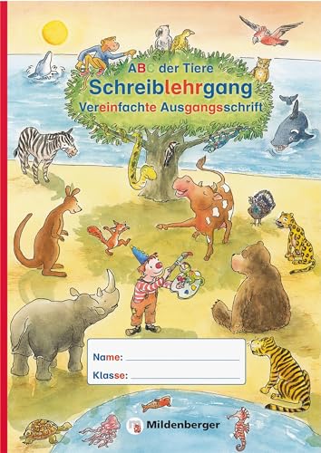 ABC der Tiere – Schreiblehrgang VA in Sammelmappe: Vereinfachte Ausgangsschrift