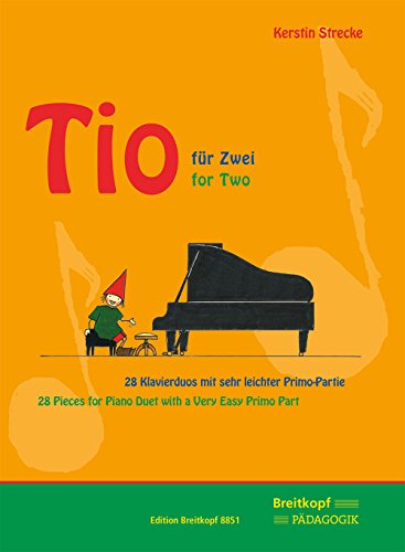 Tio für Zwei. 28 Klavierduos mit sehr leichter Primo-Partie (EB 8851) von Breitkopf & Härtel