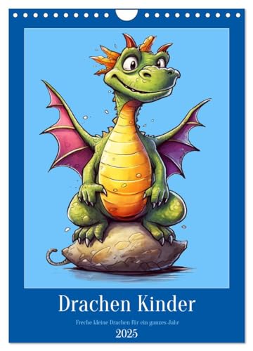 Drachen Kinder (Wandkalender 2025 DIN A4 hoch), CALVENDO Monatskalender
