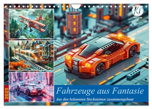 Fahrzeuge aus Fantasie (Wandkalender 2025 DIN A4 quer), CALVENDO Monatskalender