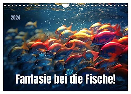 Fantasie bei die Fische! (Wandkalender 2024 DIN A4 quer), CALVENDO Monatskalender von CALVENDO