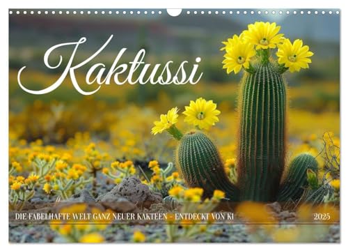 Kaktussi (Wandkalender 2025 DIN A3 quer), CALVENDO Monatskalender von CALVENDO