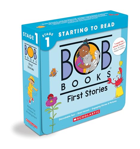 Bob Books - First Stories Box Set Phonics, Ages 4 and Up, Kindergarten (Stage 1: Starting to Read) von Scholastic