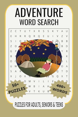 Adventure Word Search Puzzle Book: Word Searches with Easy to Read Print about Adventure, Exploration, Fantasy and More | 6x9 inches, 110 pages | 50+ ... Gift for Vacations, Holidays and Free Times Adventure Word Search Puzzle Book: Word Searches with Easy to Read Print about Adventure, Exploration, Fantasy and More | 6x9 inches, 110 pages | 50+ ... Gift for Vacations, Holidays and Free Times von Independently published