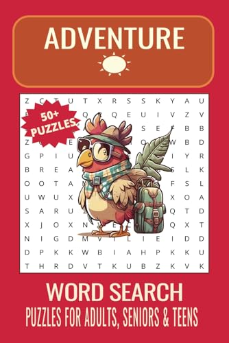 Adventure Word Search Puzzle Book: Word Searches with Easy to Read Print about Adventure, Exploration, Survival and More | 6x9 inches, 110 pages | 50+ ... Gift for Vacations, Holidays and Free Times Adventure Word Search Puzzle Book: Word Searches with Easy to Read Print about Adventure, Exploration, Survival and More | 6x9 inches, 110 pages | 50+ ... Gift for Vacations, Holidays and Free Times von Independently published