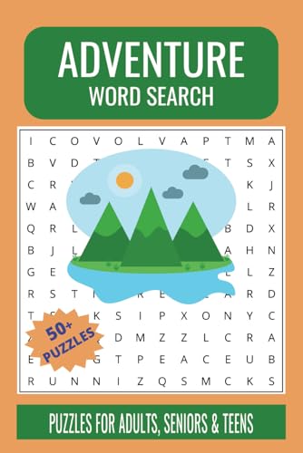 Adventure Word Search Puzzle Book: Word Searches with Easy to Read Print about Adventure, Travel, Exploration and More | 6x9 inches, 110 pages | 50+ ... Gift for Vacations, Holidays and Free Times Adventure Word Search Puzzle Book: Word Searches with Easy to Read Print about Adventure, Travel, Exploration and More | 6x9 inches, 110 pages | 50+ ... Gift for Vacations, Holidays and Free Times von Independently published
