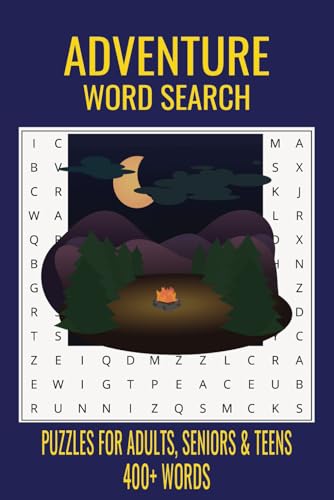 Adventure Word Search Puzzle Book: Word Searches with Easy to Read Print about Adventure, Wilderness, Travel and More | 6x9 inches, 110 pages | 50+ ... Gift for Vacations, Holidays and Free Times Adventure Word Search Puzzle Book: Word Searches with Easy to Read Print about Adventure, Wilderness, Travel and More | 6x9 inches, 110 pages | 50+ ... Gift for Vacations, Holidays and Free Times von Independently published