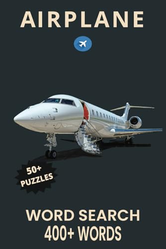 Airplane Word Search Puzzle Book.: Word Searches with Easy to Read Print about Airplane, Aviation History, Airline Pilot and More | 6x9 inches, 110 ... Gift for Vacations, Holidays and Free Times Airplane Word Search Puzzle Book.: Word Searches with Easy to Read Print about Airplane, Aviation History, Airline Pilot and More | 6x9 inches, 110 ... Gift for Vacations, Holidays and Free Times von Independently published