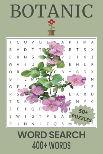 Botanic Word Search Puzzle Book.: Word Searches with Easy to Read Print about Botanic, Herbs and Medicinal Plants, Gardens and More | 6x9 inches, 110 ... Gift for Vacations, Holidays and Free Times Botanic Word Search Puzzle Book.: Word Searches with Easy to Read Print about Botanic, Herbs and Medicinal Plants, Gardens and More | 6x9 inches, 110 ... Gift for Vacations, Holidays and Free Times von Independently published