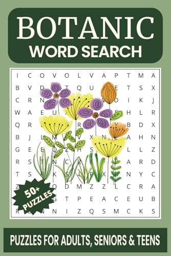 Botanic Word Search Puzzle Book: Word Searches with Easy to Read Print about Botanic, Plants & Flowers, Gardens & Nature and More | 6x9 inches, 110 ... Gift for Vacations, Holidays and Free Times Botanic Word Search Puzzle Book: Word Searches with Easy to Read Print about Botanic, Plants & Flowers, Gardens & Nature and More | 6x9 inches, 110 ... Gift for Vacations, Holidays and Free Times von Independently published