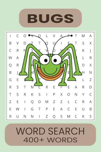 Bugs Word Search Puzzle Book.: Word Searches with Easy to Read Print about Bugs, Insects, Nature and More | 6x9 inches, 110 pages | 50+ Puzzles... Gift for Vacations, Holidays and Free Times. Bugs Word Search Puzzle Book.: Word Searches with Easy to Read Print about Bugs, Insects, Nature and More | 6x9 inches, 110 pages | 50+ Puzzles... Gift for Vacations, Holidays and Free Times. von Independently published