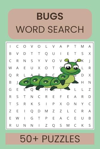 Bugs Word Search Puzzle Book.: Word Searches with Easy to Read Print about Bugs, Insects, Wildlife and More | 6x9 inches, 110 pages | 50+ Puzzles... Gift for Vacations, Holidays and Free Times. Bugs Word Search Puzzle Book.: Word Searches with Easy to Read Print about Bugs, Insects, Wildlife and More | 6x9 inches, 110 pages | 50+ Puzzles... Gift for Vacations, Holidays and Free Times. von Independently published