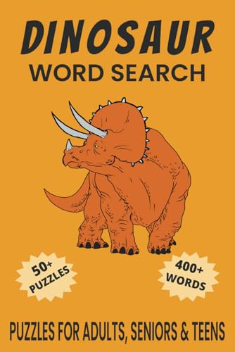 Dinosaur Word Search Puzzle Book.: Word Searches with Easy to Read Print about Dinosaur, Dinosaur Species, Dinosaur Fossils and More | 6x9 inches, 110 ... Gift for Vacations, Holidays and Free Times. Dinosaur Word Search Puzzle Book.: Word Searches with Easy to Read Print about Dinosaur, Dinosaur Species, Dinosaur Fossils and More | 6x9 inches, 110 ... Gift for Vacations, Holidays and Free Times. von Independently published