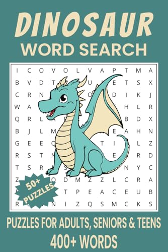 Dinosaur Word Search Puzzle Book.: Word Searches with Easy to Read Print about Dinosaur, Dinosaur Species , Dinosaur Habitats and More | 6x9 inches, ... Gift for Vacations, Holidays and Free Times. Dinosaur Word Search Puzzle Book.: Word Searches with Easy to Read Print about Dinosaur, Dinosaur Species , Dinosaur Habitats and More | 6x9 inches, ... Gift for Vacations, Holidays and Free Times. von Independently published