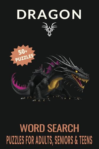Dragon Word Search Puzzle Book.: Word Searches with Easy to Read Print about Dragon, Dragon Legends, Dragon Adventures and More | 6x9 inches, 110 ... Gift for Vacations, Holidays and Free Times. Dragon Word Search Puzzle Book.: Word Searches with Easy to Read Print about Dragon, Dragon Legends, Dragon Adventures and More | 6x9 inches, 110 ... Gift for Vacations, Holidays and Free Times. von Independently published