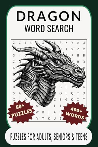 Dragon Word Search Puzzle Book.: Word Searches with Easy to Read Print about Dragon, Dragon Legends, Dragon Mythology and More | 6x9 inches, 110 pages ... Gift for Vacations, Holidays and Free Times. Dragon Word Search Puzzle Book.: Word Searches with Easy to Read Print about Dragon, Dragon Legends, Dragon Mythology and More | 6x9 inches, 110 pages ... Gift for Vacations, Holidays and Free Times. von Independently published