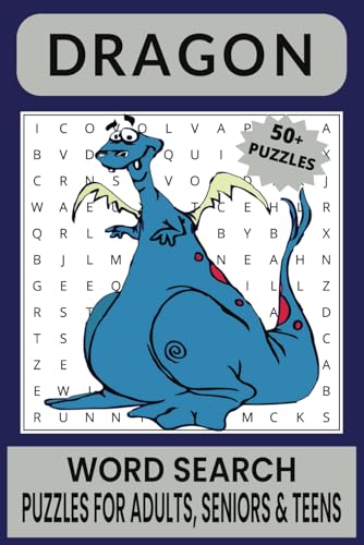 Dragon Word Search Puzzle Book.: Word Searches with Easy to Read Print about Dragon, Dragon Legends, Fantasy World and More | 6x9 inches, 110 pages | ... Gift for Vacations, Holidays and Free Times. Dragon Word Search Puzzle Book.: Word Searches with Easy to Read Print about Dragon, Dragon Legends, Fantasy World and More | 6x9 inches, 110 pages | ... Gift for Vacations, Holidays and Free Times. von Independently published