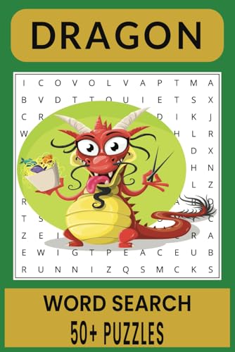 Dragon Word Search Puzzle Book.: Word Searches with Easy to Read Print about Dragon, Dragon Mythology, Fire-Breathing and More | 6x9 inches, 110 pages ... Gift for Vacations, Holidays and Free Times. Dragon Word Search Puzzle Book.: Word Searches with Easy to Read Print about Dragon, Dragon Mythology, Fire-Breathing and More | 6x9 inches, 110 pages ... Gift for Vacations, Holidays and Free Times. von Independently published