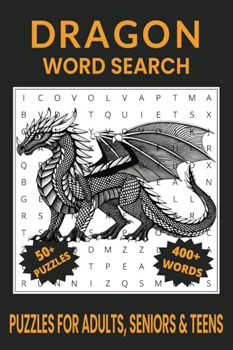 Dragon Word Search Puzzle Book.: Word Searches with Easy to Read Print about Dragon, Dragon Mythology, Mythical Creature and More | 6x9 inches, 110 ... Gift for Vacations, Holidays and Free Times. Dragon Word Search Puzzle Book.: Word Searches with Easy to Read Print about Dragon, Dragon Mythology, Mythical Creature and More | 6x9 inches, 110 ... Gift for Vacations, Holidays and Free Times. von Independently published