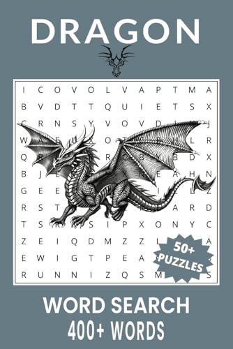 Dragon Word Search Puzzle Book.: Word Searches with Easy to Read Print about Dragon, Dragon Species, Dragon Mythology and More | 6x9 inches, 110 pages ... Gift for Vacations, Holidays and Free Times. Dragon Word Search Puzzle Book.: Word Searches with Easy to Read Print about Dragon, Dragon Species, Dragon Mythology and More | 6x9 inches, 110 pages ... Gift for Vacations, Holidays and Free Times. von Independently published