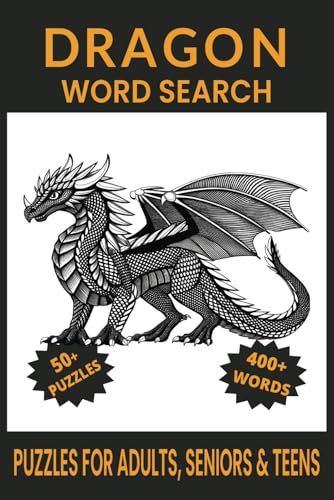 Dragon Word Search Puzzle Book.: Word Searches with Easy to Read Print about Dragon, Epic Dragons, Mystical Dragon and More | 6x9 inches, 110 pages | ... Gift for Vacations, Holidays and Free Times. Dragon Word Search Puzzle Book.: Word Searches with Easy to Read Print about Dragon, Epic Dragons, Mystical Dragon and More | 6x9 inches, 110 pages | ... Gift for Vacations, Holidays and Free Times. von Independently published